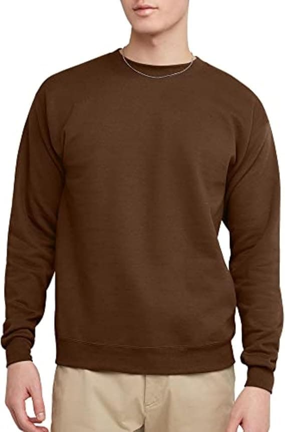 Hanes Men's EcoSmart Fleece, Pullover Crewneck Sweatshirt, 1 or 2 Pack