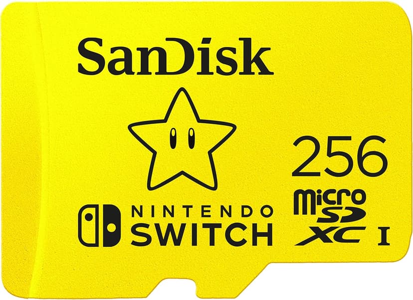 SanDisk 256GB microSDXC-Card, Licensed for Nintendo-Switch - SDSQXAO-256G-GNCZN