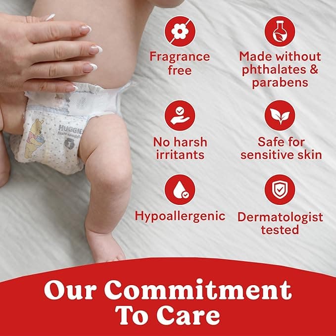 Huggies Size 4 Diapers, Little Movers Baby Diapers, Size 4 (22-37 lbs), 150 Count (6 Packs of 25), Packaging May Vary