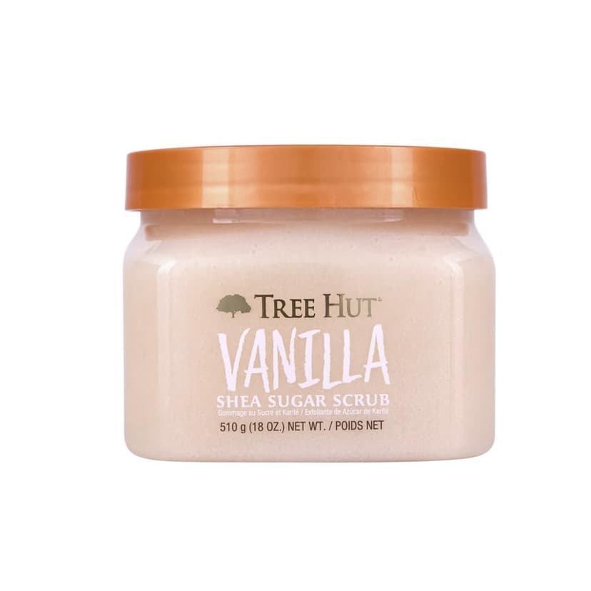 Tree Hut Vanilla Shea Sugar Exfoliating & Hydrating Body Scrub, 18 oz