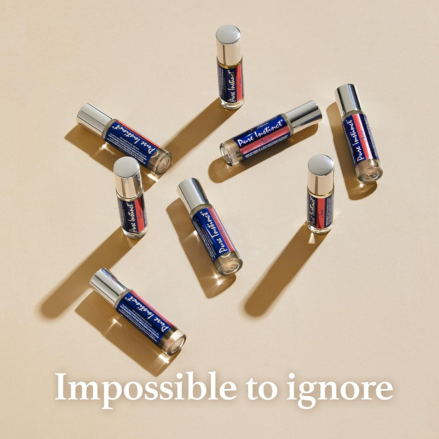 Pure Instinct Roll-On - The Original Pheromone Infused Essential Oil Perfume Cologne - TSA Ready (Crave - Women)