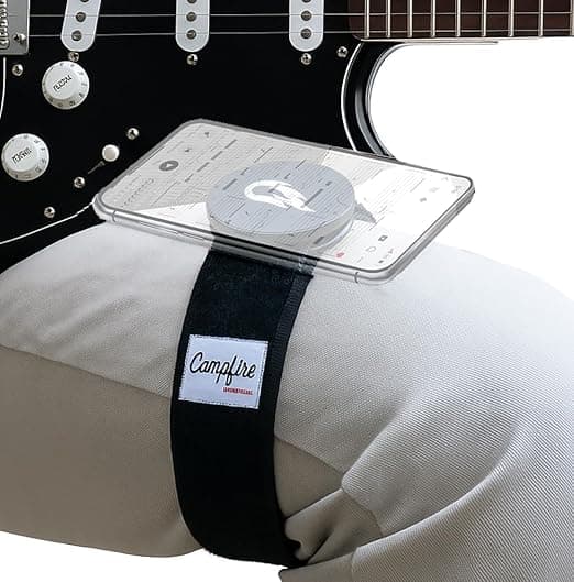 Magnetic Phone Strap for Guitar Players | Easy Access to Tabs & Tunes | Natural Thigh Positioning | Universally Compatible | Best Gift for All Levels | Compact & Secure | Patent Pending