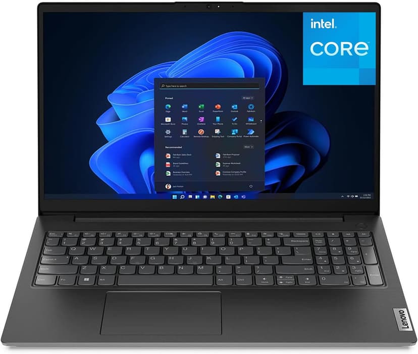 Lenovo 15.6" FHD Laptop Computer for Home Student Study and Business, Intel Dual-Core Processor, 8GB DDR4 RAM, 256GB PCIe SSD, WiFi 6, Bluetooth 5.2, RJ-45, HDMI