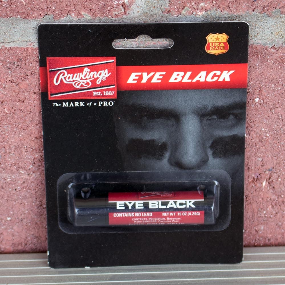 Rawlings | EYE BLACK STICK | Retractable Tube / Glare Reduction | Adult & Youth Baseball / Softball | Multiple Colors
